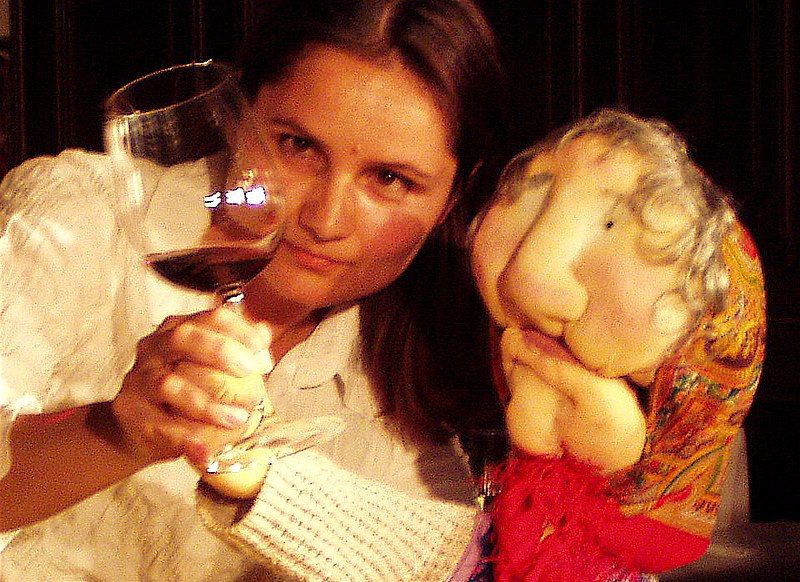 File:Karin-schaefer-with-puppet-tasting-wine.jpg