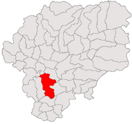 Location in Bistrița-Năsăud County