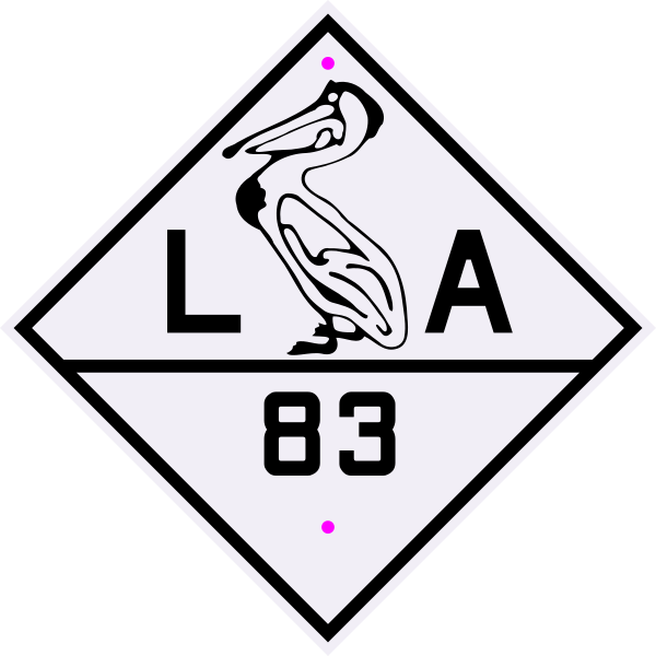 File:Louisiana 83 (1924).svg