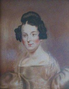 Mary Anna Bumby, circa 1830s by an unknown artist. Collection of the Māngungu Mission House.