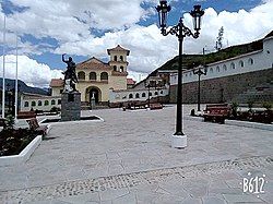 Main Square with the church of Nuestra Señora de la Purificación in the background.