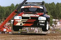 Will Gollop used his MG Metro 6R4 BiTurbo to claim the FIA European Rallycross Championship title in 1992