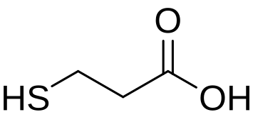 File:3-Mercaptopropionic acid.svg