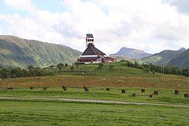 Seen from Lofotr Vikingmuseum