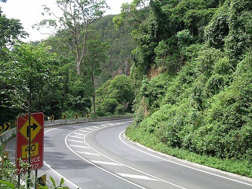 Cunningham Highway at Cunningham's Gap, Queensland