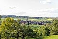 Area view of Eckartshausen (Büdingen), city in Büdingen. April 2014.