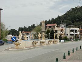 Central square and fountain