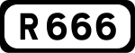 R666 road shield}}