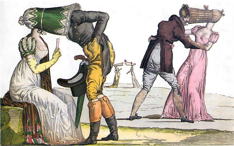 File:Invisibles-Tete-a-Tete-poke-bonnet-satire-1810s.jpg