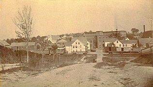 View of Scott Paper Mill in 1913