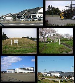 Ōsato road station - Ōsato Land Suwa Kofun - Tsukidate Castle ruins Ōsato Middle School - Flap Ōsato21