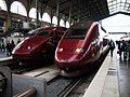 Thalys (Now Eurostar) PBA alongside PBKA at Paris Gare du Nord