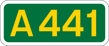 File:UK road A441.svg