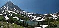 Bullhead Lake (Glacier County, Montana), looking towards Mount Grinnell