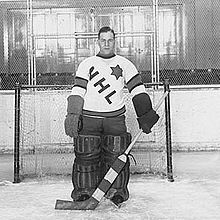 A black and white photograph of Charlie Gardiner