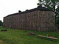 A reconstructed Iroquoian longhouse