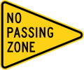 W14-3 No passing zone