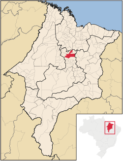 Location in Maranhão state