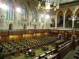 Chamber of the House of Commons of Canada