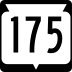 State Trunk Highway 175 marker