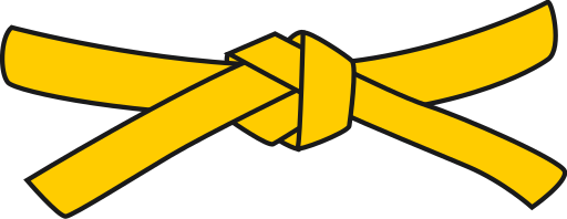 File:Yellow belt.svg