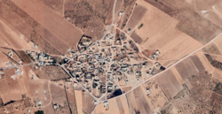 Bird's eye view of Tal Ali, Jarabulus