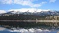 North-northeast aspect of Chief Joseph Mountain reflected in Wallowa Lake