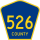 County Route 526 Spur marker