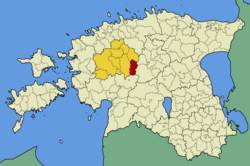 Käru Parish within Rapla County.