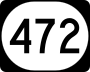 Kentucky Route 472 marker