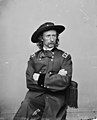 Image 38George Armstrong Custer led U.S. troops against Native Americans in western Kansas. (from History of Kansas)