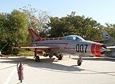 The MiG-21 that deserted from Iraq to Hatzor during Operation Diamond in 1966, now at the IAF Museum