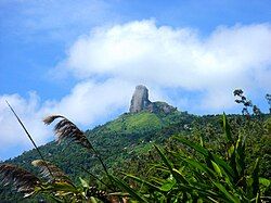 View of Núi Đá Bia mountain