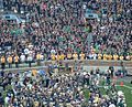 Team saluting the student section, after '06 Penn State win