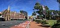 Bus lane in Church Street, Parramatta, Australia