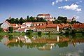 Ptuj Castle above the town