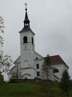 Parish church at Radmirje