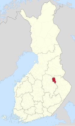 Location of Rautavaara in Finland