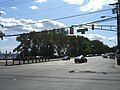 12.Boulevard East at 60th Street/Hillside, where after sharp right turn descent begins