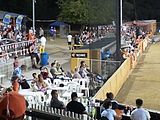 Concourse and dugout at Narrabundah Ballpark