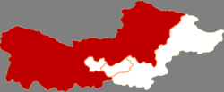 Location in Qitaihe