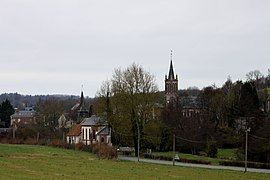 A general view of Courtonne-les-Deux-Églises