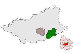 Map of the Municipality of Sarandí del Yí