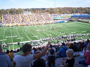 East stands (student section), October 2008