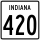 State Road 420 marker