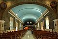 View of the nave from under the dome