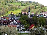 Lądek-Zdrój in spring