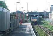 The former Mitcham railway station