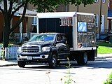 Sterling Bullet, a rebadged version of the Ram 4500/5500 sold by Sterling Trucks, with the 6.7 L (410 cu in) Cummins Diesel I6