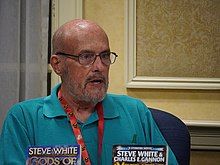 White in 2023 at RavenCon